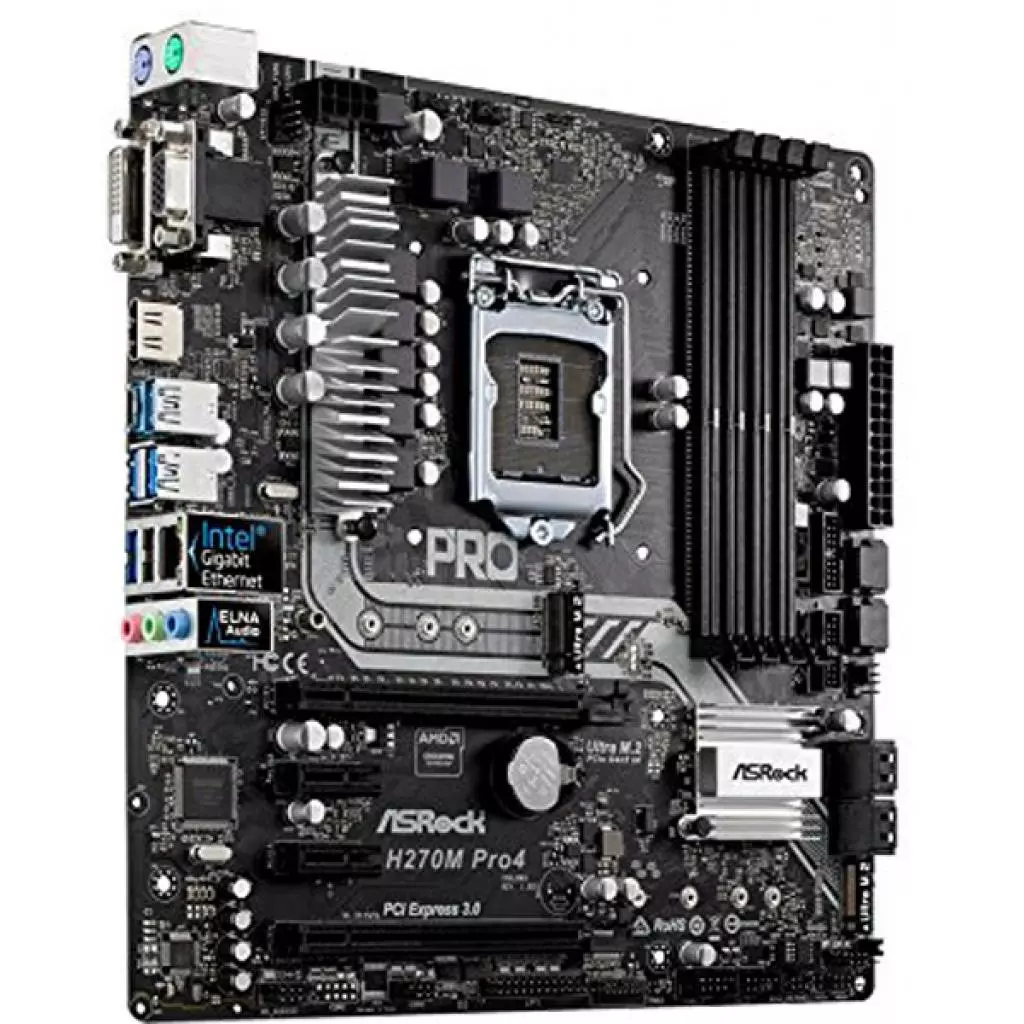 Материнская плата ASRock H270M PRO4 - 3 Материнская плата ASRock H270M PRO4 - 3