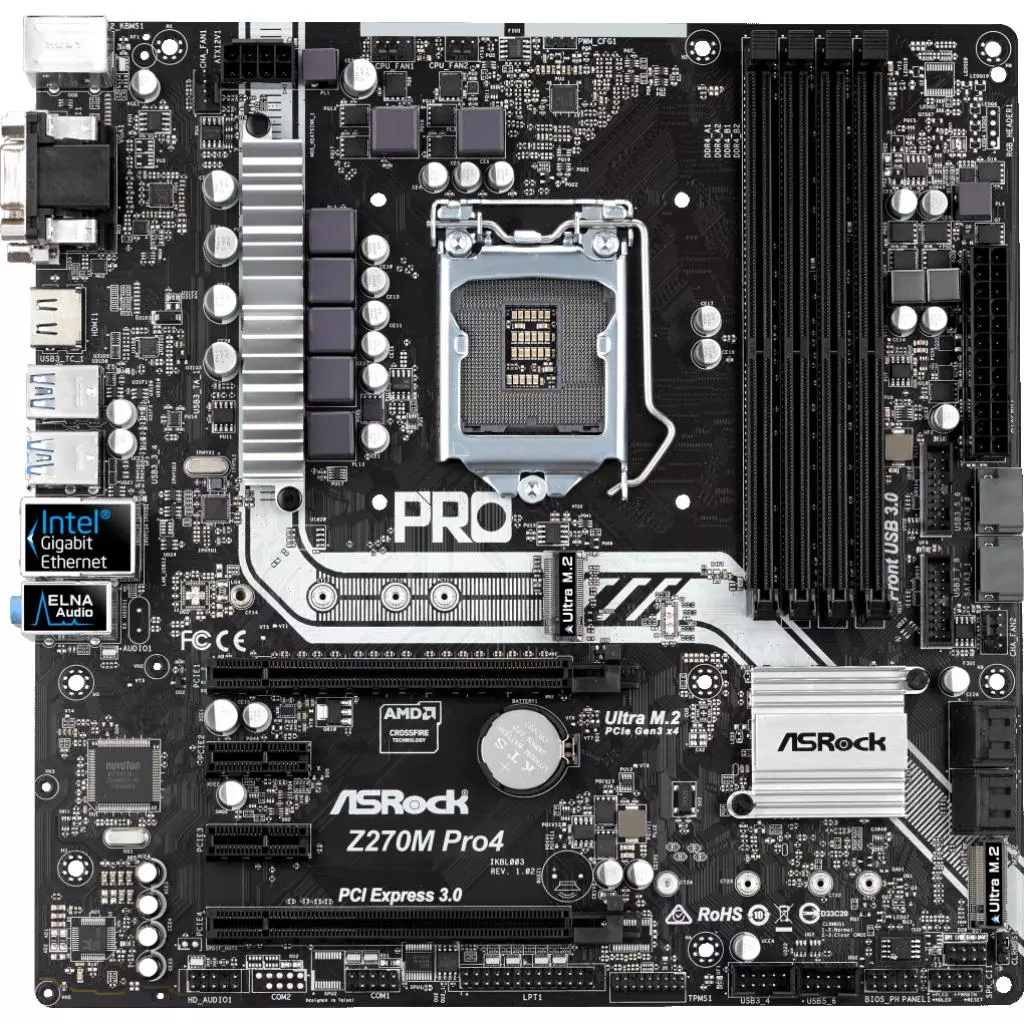 Материнская плата ASRock Z270M PRO4 - 1 Материнская плата ASRock Z270M PRO4 - 1