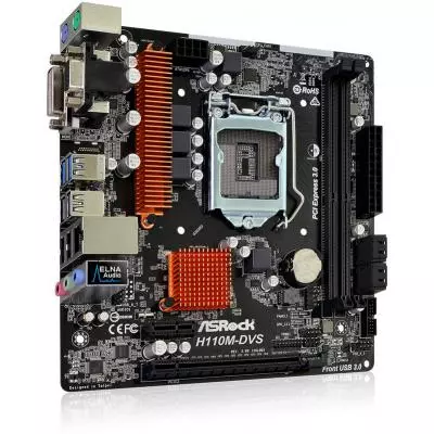 Материнская плата ASRock H110M-DVS R3.0 - 3 Материнская плата ASRock H110M-DVS R3.0 - 3