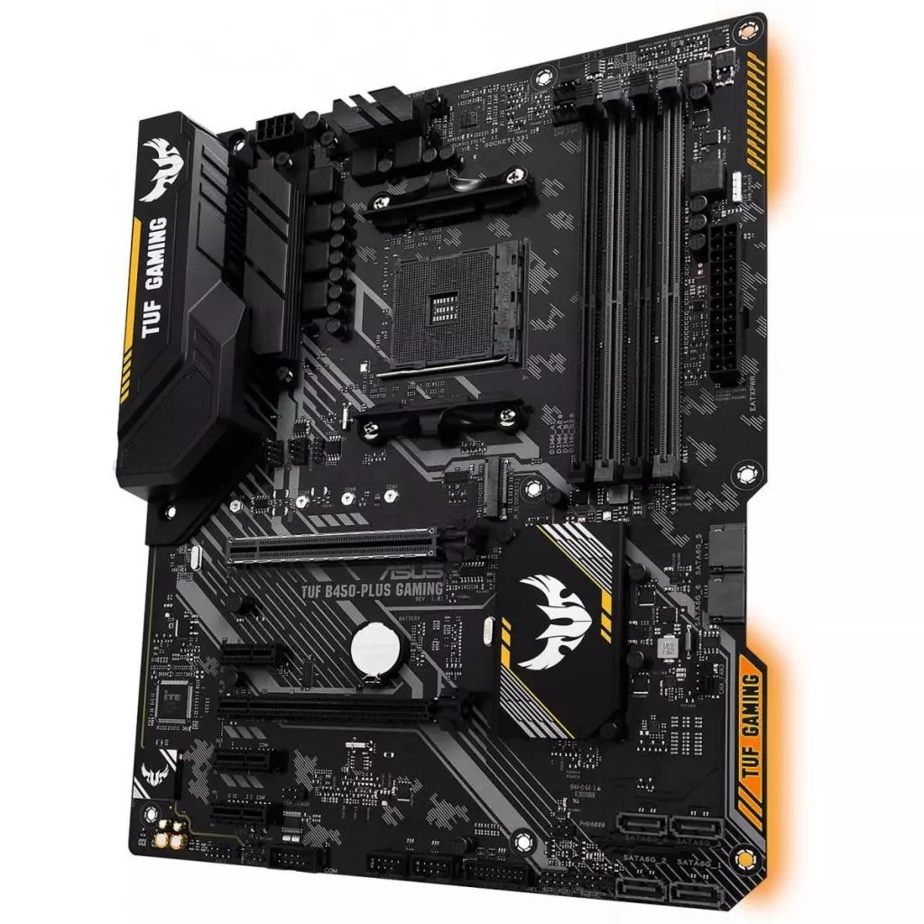 Материнская плата ASUS TUF B450-PLUS GAMING - 2 Материнская плата ASUS TUF B450-PLUS GAMING - 2