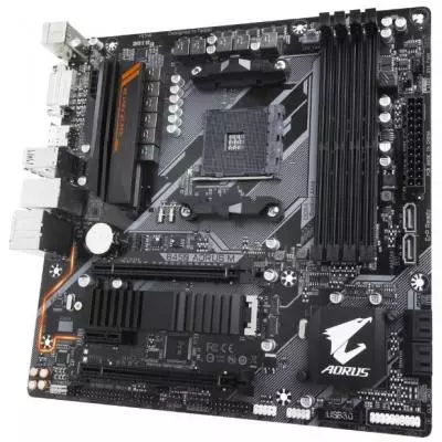 Материнская плата GIGABYTE B450 AORUS M - 4 Материнская плата GIGABYTE B450 AORUS M - 4