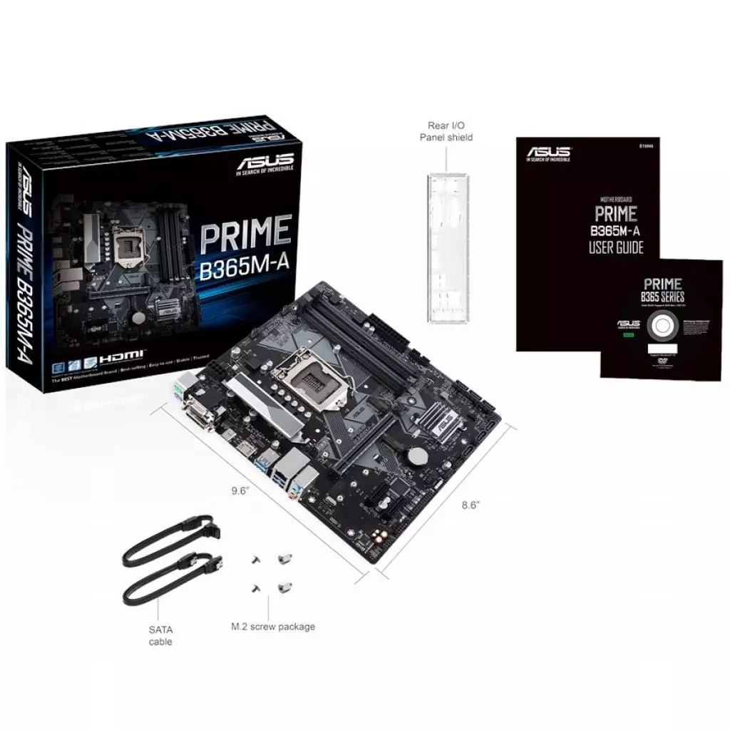 Материнская плата ASUS PRIME B365M-A - 5 Материнская плата ASUS PRIME B365M-A - 5