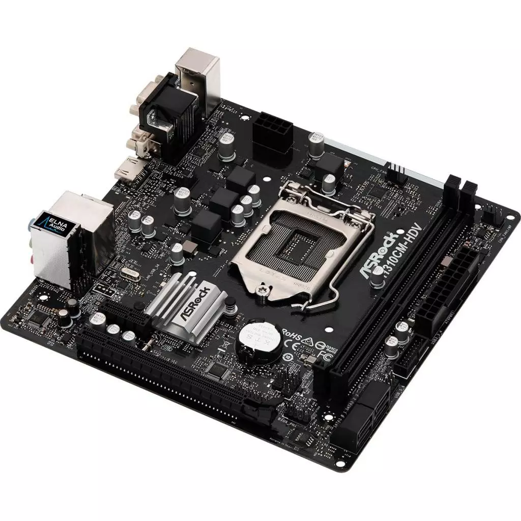 Материнская плата ASRock H310CM-HDV - 3 Материнская плата ASRock H310CM-HDV - 3
