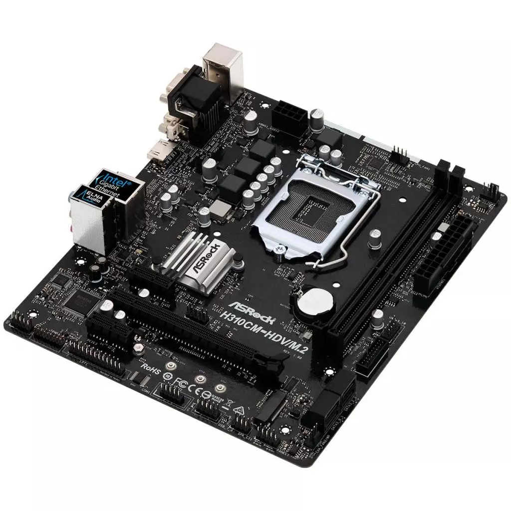 Материнская плата ASRock H310CM-HDV/M.2 - 3 Материнская плата ASRock H310CM-HDV/M.2 - 3