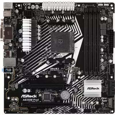 Материнская плата ASRock AB350M PRO4 R2.0 - 1