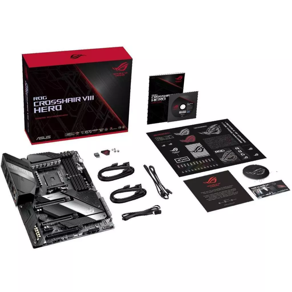 Материнская плата ASUS ROG CROSSHAIR VIII HERO - 5 Материнская плата ASUS ROG CROSSHAIR VIII HERO - 5