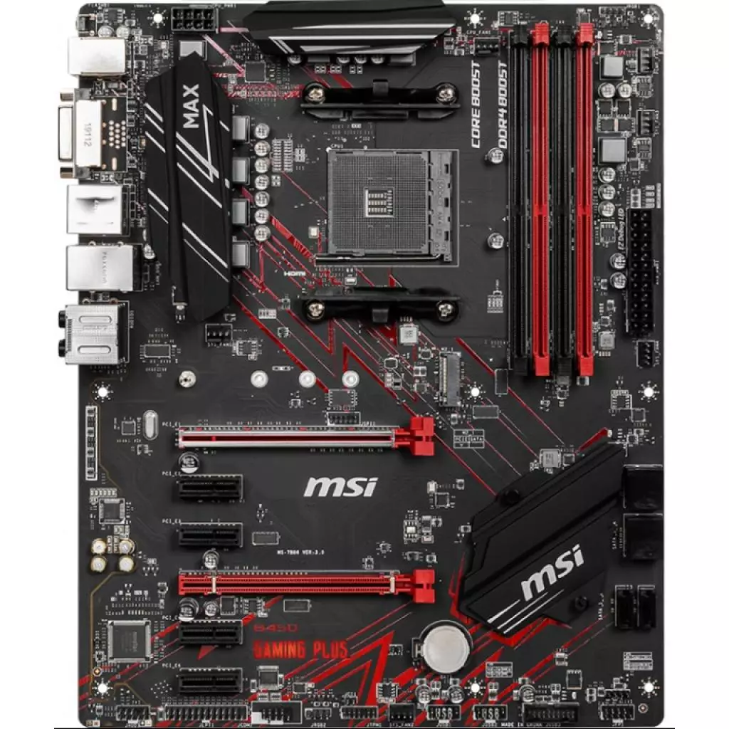 Материнская плата MSI B450 GAMING PLUS MAX - 1 Материнская плата MSI B450 GAMING PLUS MAX - 1