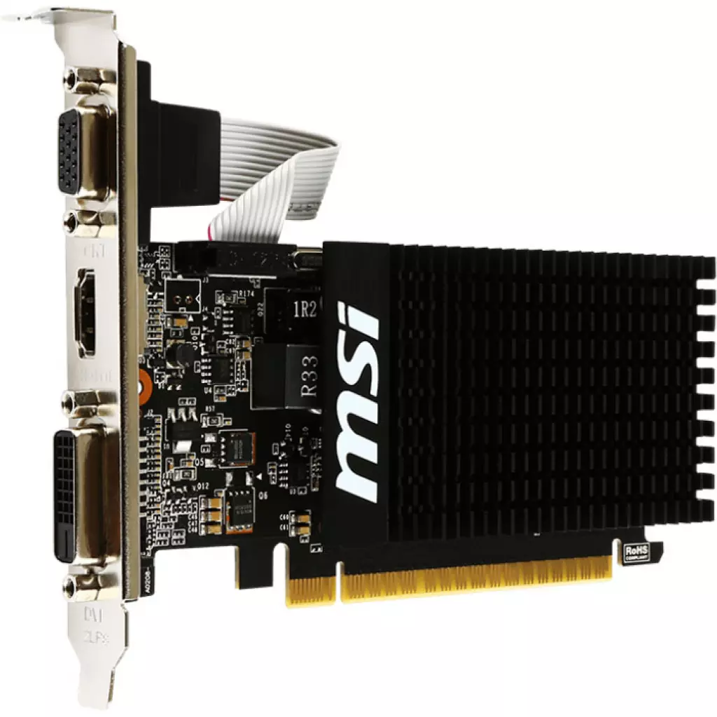 Видеокарта GeForce GT710 1024Mb MSI (GT 710 1GD3H LP) - 2 Видеокарта GeForce GT710 1024Mb MSI (GT 710 1GD3H LP) - 2