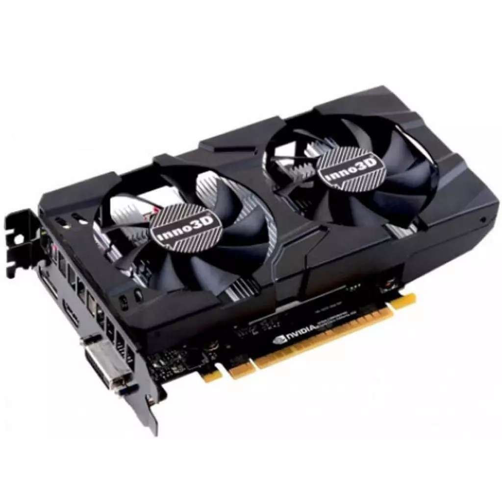Видеокарта Inno3D GeForce GTX1050 Ti 4096Mb HerculeZ Twin X2 (N105T-1DDV-M5CM) - 2 Видеокарта Inno3D GeForce GTX1050 Ti 4096Mb HerculeZ Twin X2 (N105T-1DDV-M5CM) - 2