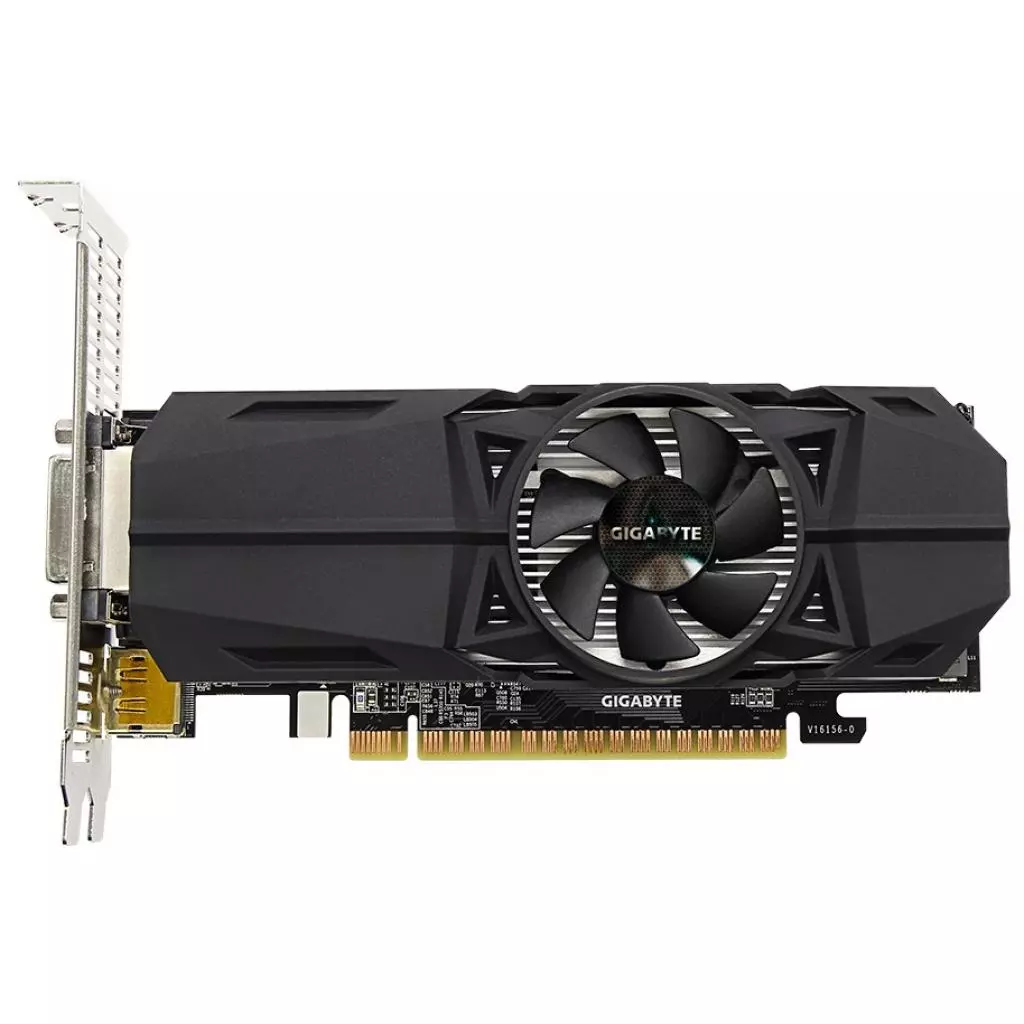 Видеокарта GIGABYTE GeForce GTX1050 Ti 4096Mb OC Low Profile (GV-N105TOC-4GL) - 1
