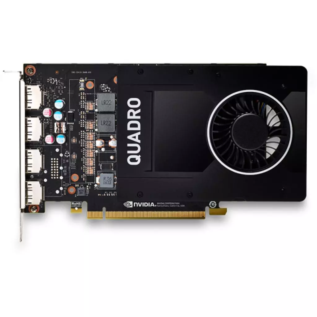 Видеокарта QUADRO P2000 5120MB PNY (VCQP2000-PB)