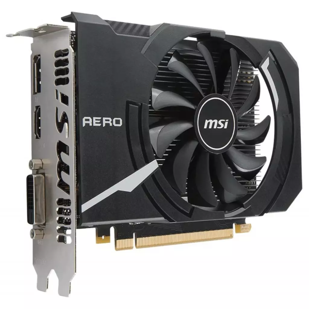 Видеокарта MSI GeForce GTX1050 Ti 4096Mb AERO ITX OC (GTX 1050 Ti AERO ITX 4G OC) - 2