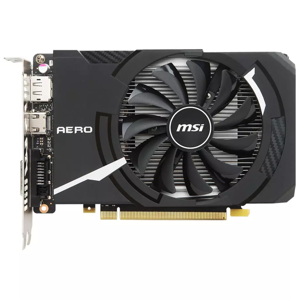 Видеокарта MSI GeForce GTX1050 Ti 4096Mb AERO ITX OC (GTX 1050 TI AERO ITX 4G OCV1) - 1