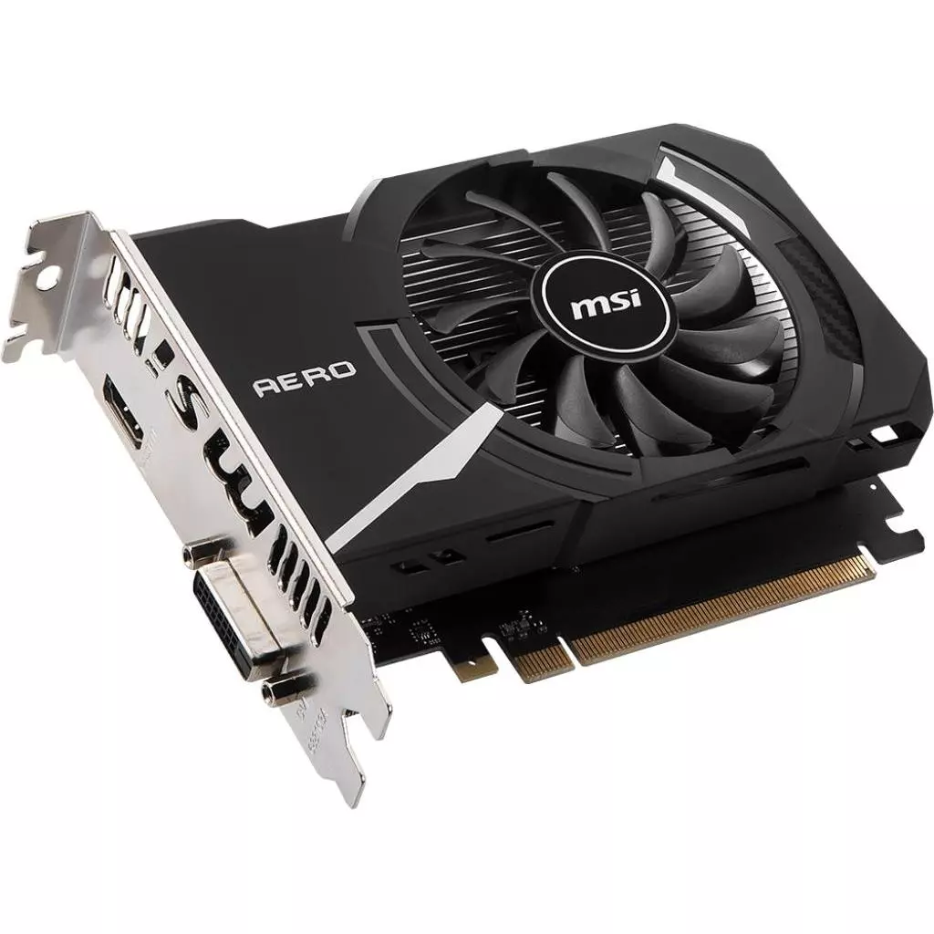 Видеокарта MSI GeForce GT1030 2048Mb AERO ITX OC (GT 1030 AERO ITX 2GD4 OC) - 2 Видеокарта MSI GeForce GT1030 2048Mb AERO ITX OC (GT 1030 AERO ITX 2GD4 OC) - 2