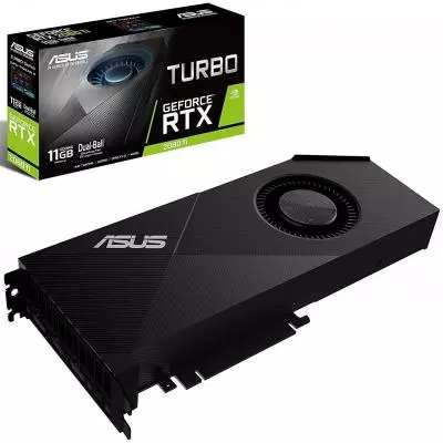 Видеокарта ASUS GeForce RTX2080 Ti 11Gb TURBO (TURBO-RTX2080TI-11G)