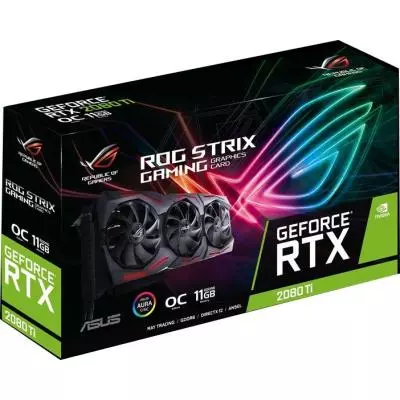Видеокарта ASUS GeForce RTX2080 Ti 11Gb ROG STRIX GAMING OC (ROG-STRIX-RTX2080TI-O11G-GAMING) - 6 Видеокарта ASUS GeForce RTX2080 Ti 11Gb ROG STRIX GAMING OC (ROG-STRIX-RTX2080TI-O11G-GAMING) - 6