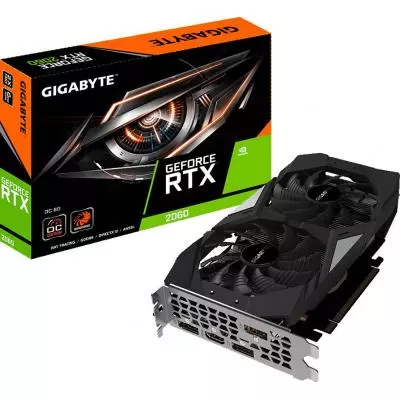 Видеокарта GIGABYTE GeForce RTX2060 6144Mb OC (GV-N2060OC-6GD)