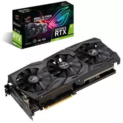 Видеокарта ASUS GeForce RTX2060 6144Mb ROG STRIX OC GAMING (ROG-STRIX-RTX2060-O6G-GAMING)