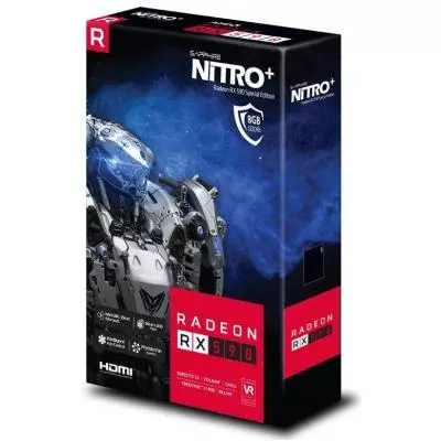 Видеокарта Sapphire Radeon RX 590 8192Mb NITRO+ Special Edition (11289-01-20G) - 5
