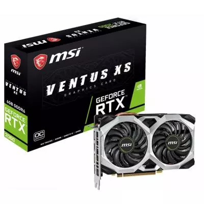 Видеокарта MSI GeForce RTX2060 6144Mb VENTUS XS OC (RTX 2060 VENTUS XS 6G OC)