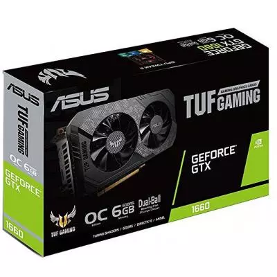 Видеокарта ASUS GeForce GTX1660 6144Mb TUF Gaming OC (TUF-GTX1660-O6G-GAMING) - 5 Видеокарта ASUS GeForce GTX1660 6144Mb TUF Gaming OC (TUF-GTX1660-O6G-GAMING) - 5