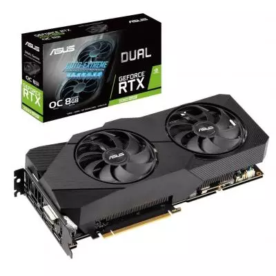 Видеокарта ASUS GeForce RTX2060 SUPER 8192Mb DUAL OC EVO (DUAL-RTX2060S-O8G-EVO)
