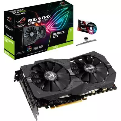Видеокарта ASUS GeForce GTX1650 4096Mb ROG STRIX Advanced GAMING (ROG-STRIX-GTX1650-A4G-GAMING)