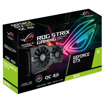 Видеокарта ASUS GeForce GTX1650 4096Mb ROG STRIX OC GAMING (ROG-STRIX-GTX1650-O4G-GAMING) - 8