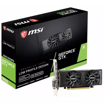 Видеокарта MSI GeForce GTX1650 4096Mb LP OC (GTX 1650 4GT LP OC)