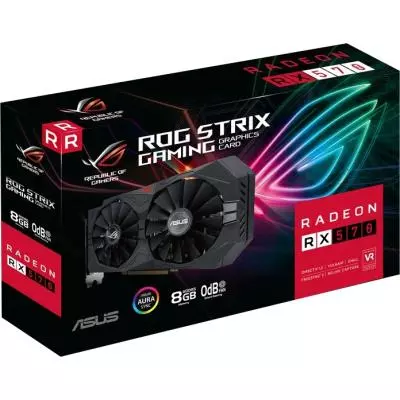 Видеокарта ASUS Radeon RX 570 8192Mb ROG STRIX GAMING (ROG-STRIX-RX570-8G-GAMING) - 8 Видеокарта ASUS Radeon RX 570 8192Mb ROG STRIX GAMING (ROG-STRIX-RX570-8G-GAMING) - 8