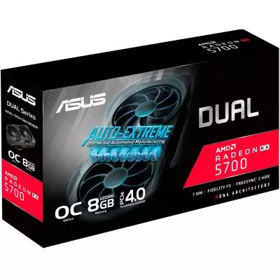 Видеокарта ASUS Radeon RX 5700 8192Mb DUAL OC EVO (DUAL-RX5700-O8G-EVO) - 9