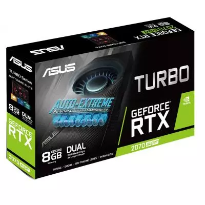 Видеокарта ASUS GeForce RTX2070 SUPER 8192Mb TURBO EVO (TURBO-RTX2070S-8G-EVO) - 6 Видеокарта ASUS GeForce RTX2070 SUPER 8192Mb TURBO EVO (TURBO-RTX2070S-8G-EVO) - 6
