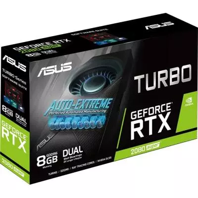 Видеокарта ASUS GeForce RTX2080 SUPER 8192Mb TURBO EVO (TURBO-RTX2080S-8G-EVO) - 5 Видеокарта ASUS GeForce RTX2080 SUPER 8192Mb TURBO EVO (TURBO-RTX2080S-8G-EVO) - 5