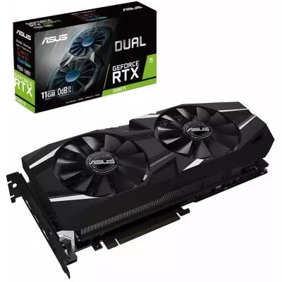 Видеокарта ASUS GeForce RTX2080 Ti 11Gb DUAL (DUAL-RTX2080TI-11G)