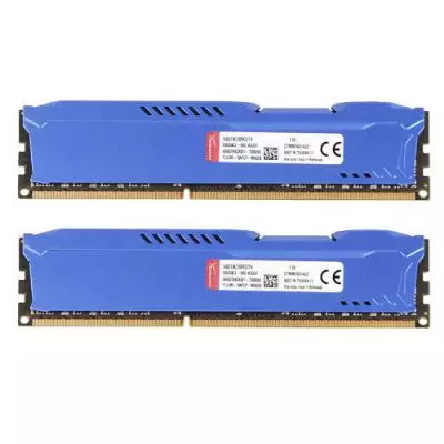 Модуль памяти для компьютера DDR3 8Gb (2x4GB) 1600 MHz HyperX Fury Blu Kingston Fury (ex.HyperX) (HX316C10FK2/8) - 3