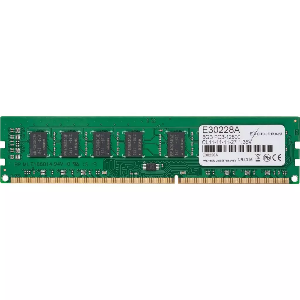 Модуль памяти для компьютера DDR3L 8GB 1600 MHz eXceleram (E30228A) - 1