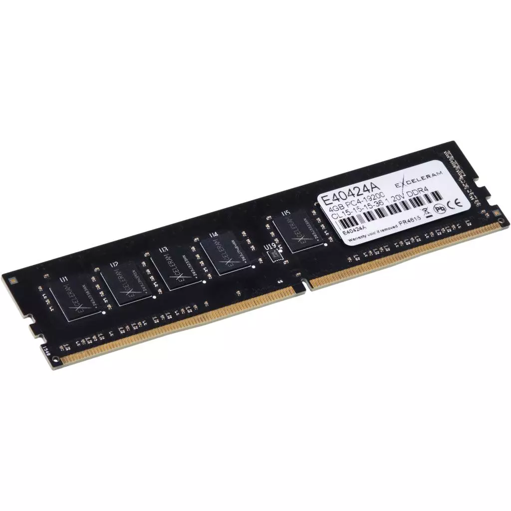 Модуль памяти для компьютера DDR4 4GB 2400 MHz eXceleram (E40424A) - 1