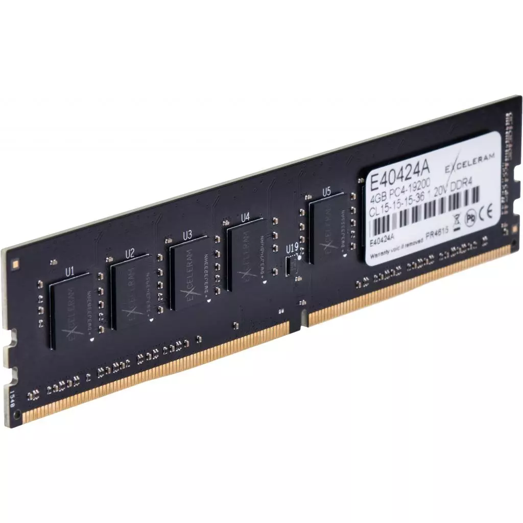 Модуль памяти для компьютера DDR4 4GB 2400 MHz eXceleram (E40424A) - 2