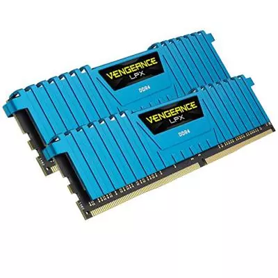Модуль памяти для компьютера DDR4 16GB (2x8GB) 3000 MHz Vengeance LPX Blue Corsair (CMK16GX4M2B3000C15B) - 2