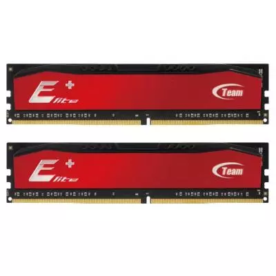 Модуль памяти для компьютера DDR4 16GB (2x8GB) 2400 MHz Elite Plus Red Team (TPRD416G2400HC16DC01)