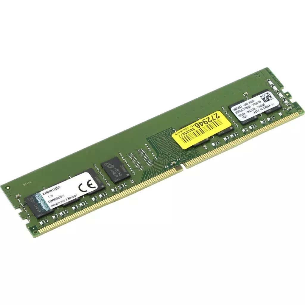 Модуль памяти для компьютера DDR4 8GB 2400 MHz Kingston (KVR24N17S8/8)