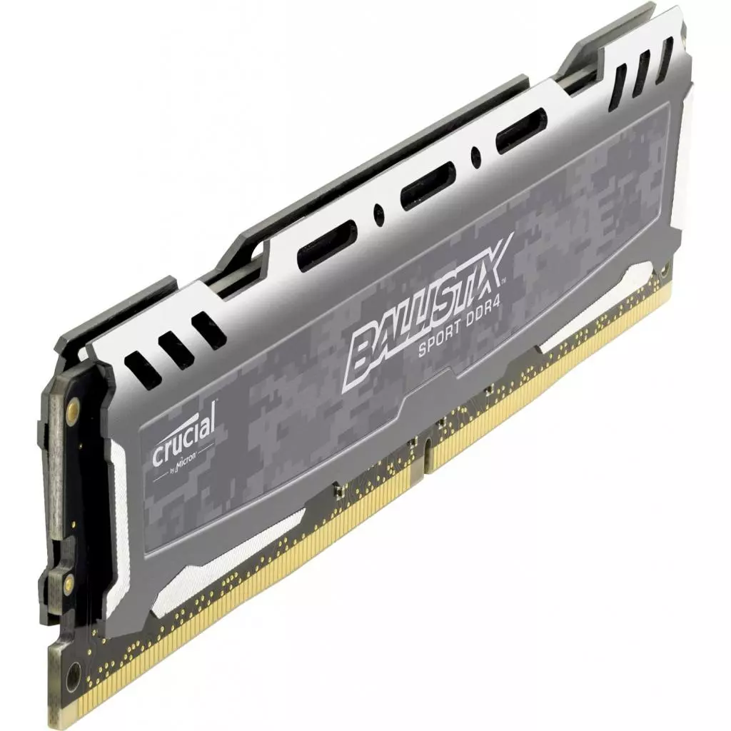 Модуль памяти для компьютера DDR4 8GB 2400 MHz Ballistix Sport LT Gray Micron (BLS8G4D240FSBK) - 1 Модуль памяти для компьютера DDR4 8GB 2400 MHz Ballistix Sport LT Gray Micron (BLS8G4D240FSBK) - 1