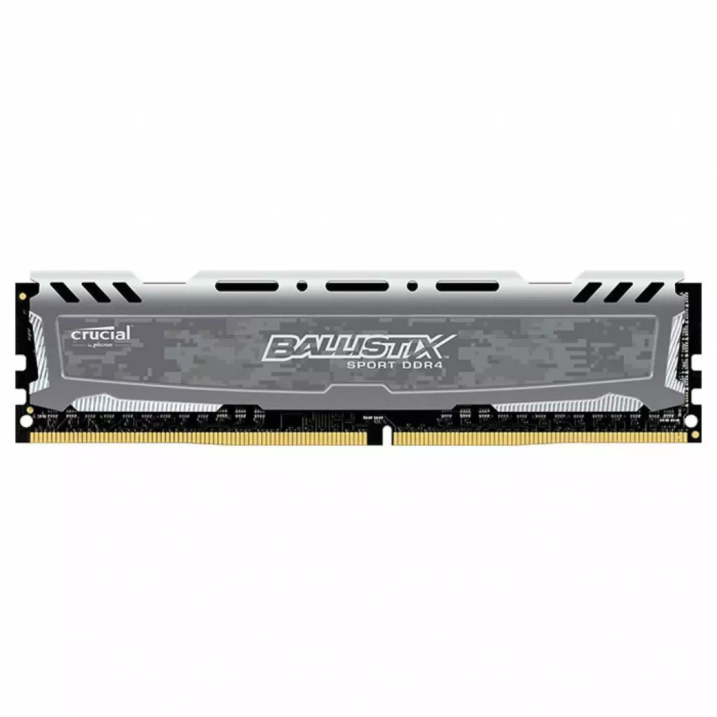 Модуль памяти для компьютера DDR4 8GB 2400 MHz Ballistix Sport LT Gray Micron (BLS8G4D240FSBK)