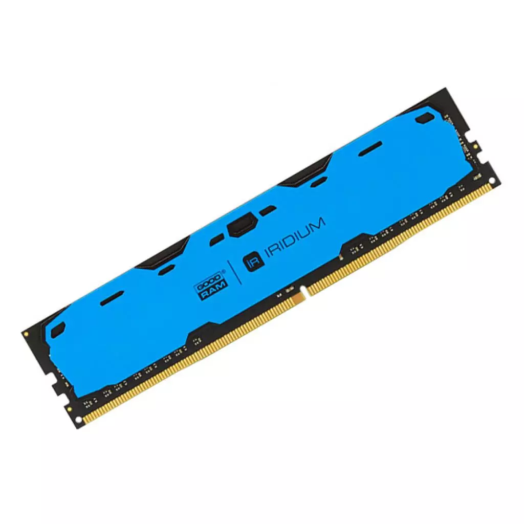 Модуль памяти для компьютера DDR4 16GB (2x8GB) 2400 MHz Iridium Blue Goodram (IR-B2400D464L15S/16GDC) - 1 Модуль памяти для компьютера DDR4 16GB (2x8GB) 2400 MHz Iridium Blue Goodram (IR-B2400D464L15S/16GDC) - 1