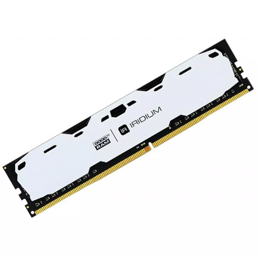 Модуль памяти для компьютера DDR4 4GB 2400 MHz Iridium White Goodram (IR-W2400D464L15S/4G) - 1 Модуль памяти для компьютера DDR4 4GB 2400 MHz Iridium White Goodram (IR-W2400D464L15S/4G) - 1