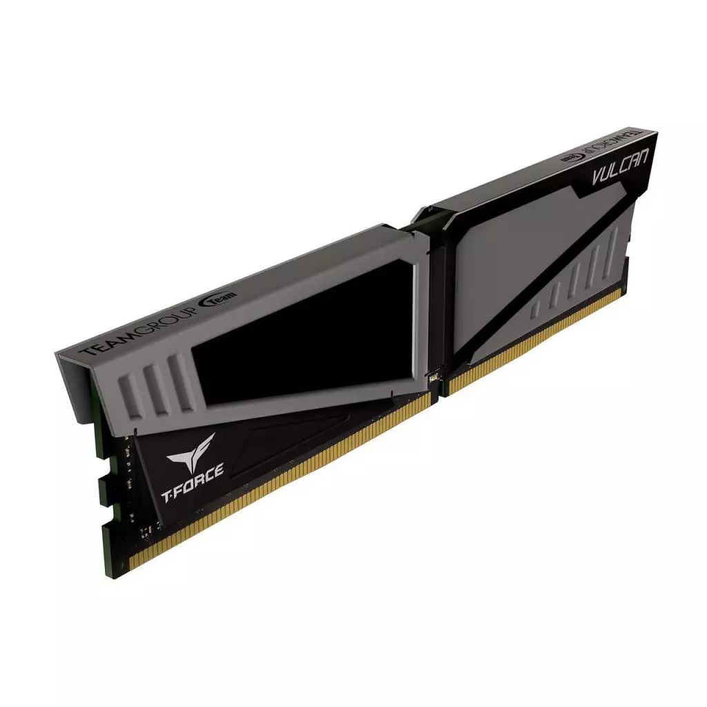 Модуль памяти для компьютера DDR4 16GB 2400 MHz T-Force Vulcan Gray Team (TLGD416G2400HC15B01) - 2