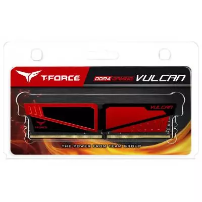 Модуль памяти для компьютера DDR4 16GB 2400 MHz T-Force Vulcan Red Team (TLRED416G2400HC15B01) - 4 Модуль памяти для компьютера DDR4 16GB 2400 MHz T-Force Vulcan Red Team (TLRED416G2400HC15B01) - 4