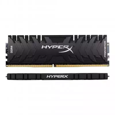 Модуль памяти для компьютера DDR4 16GB (2x8GB) 2666 MHz HyperX PREDATOR Black Kingston Fury (ex.HyperX) (HX426C13PB3K2/16) - 2