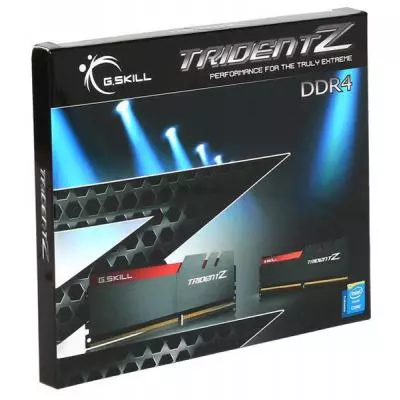 Модуль памяти для компьютера DDR4 16GB (2x8GB) 3200 MHz Trident Z Silver H/ Red G.Skill (F4-3200C16D-16GTZB) - 2