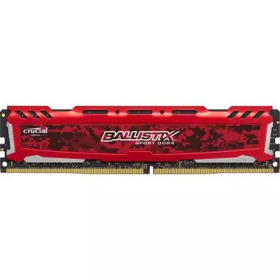 Модуль памяти для компьютера DDR4 16GB 2666 MHz Ballistix Sport LT Red Micron (BLS16G4D26BFSE)